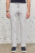 AC&Co / Altınyıldız Classics Men's Stones Slim Fit Slim Fit Dobbies with Side Pockets, Tie Waist Jogger Pants