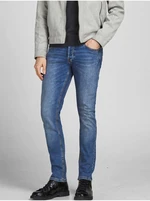 Blue slim fit jeans Jack & Jones Glenn - Men