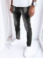 Men's Black Denim Trousers Dstreet
