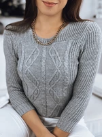 Women's sweater MIRA light gray Dstreet