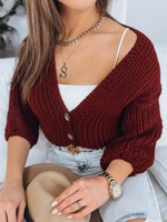 Women's sweater NUTI maroon Dstreet
