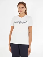 White Women's T-Shirt Tommy Hilfiger - Women