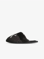 Black Women's Faux Fur Slippers Calvin Klein Jeans - Women