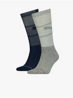 Set of two pairs of unisex socks in gray and black Puma - unisex