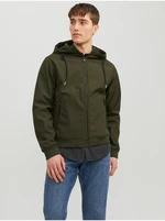 Khaki Mens Light Softshell Jack Jack & Jones Basic - Men