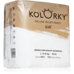 Kolorky Deluxe Velvet Pants Wild jednorázové plenkové kalhotky velikost L 8-13 Kg 19 ks Kolorky Deluxe Velvet Pants Wild jednorázové plenkové kalhotky velikost L 8-13 Kg 19 ks