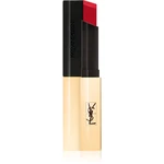 Yves Saint Laurent Rouge Pur Couture The Slim tenký zmatňujúci rúž s koženým efektom odtieň 1 Rouge Extravagant 2,2 g