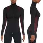 Dámská sportovní mikina BAS BLACK Inspire Blouse černo-růžová L