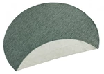 Kusový koberec Twin-Wendeteppiche 103095 grün creme kruh-200x200 (průměr) kruh