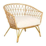 Rattanowy fotel ogrodowy Bonami Essentials Ratta Outdoor