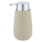 Beżowy ceramiczny dozownik do mydła Wenko Badi, 320 ml