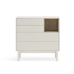 Biała komoda 90x90x40 cm Corvo – Teulat