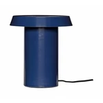 Niebieska metalowa lampa stołowa Keen – Hübsch