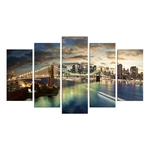 Obraz wieloczęściowy Bridge NYC, 110x60 cm