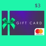 Mastercard Gift Card $3 US