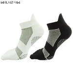 5 Pairs Mans Five Finger Ankle Socks Compression Mesh Solid Silicone Non-Slip Sports Yoga Pilates Fitness Travel Socks With Toes