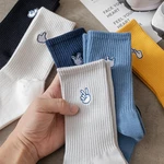 Cotton socks men and women sweat-absorbing anti-odor socks tall basketball sports socks men and women casual socks