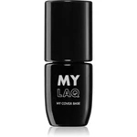 MYLAQ My Base Cover Base podkladový lak pro gelové nehty odstín Natural Rose 5 ml