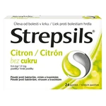 STREPSILS Citron bez cukru 24 pastilek