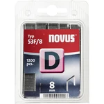 Plochá svorka - typ 53 F 1200 ks Novus 105099100 Rozmery (d x š) 8 mm x 11.3 mm Plochá svorka - typ 53 F 1200 ks Novus 105099100 Rozmery (d x š) 8 mm x 11.3 mm