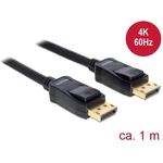 Delock DisplayPort prepojovací kábel #####DisplayPort Stecker, #####DisplayPort Stecker 1.00 m čierna 82423  #####Displa