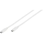 Vivanco #####USB-Kabel #####USB 3.2 Gen1 (USB 3.0 / USB 3.1 Gen1) #####USB-C™ Stecker, #####USB-C™ Stecker 1.00 m biela