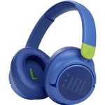 JBL Harman JR 460NC  Bluetooth, káblové detské slúchadlá Over Ear cez uši eliminácia hluku modrá