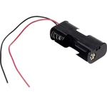TRU COMPONENTS BH-322-1A batériový držák 2x mignon (AA) kábel
