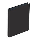 PAGNA kniha s krúžkovou väzbou Basic Colours DIN A4  čierna 4 krúžky 20605-01