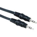 Hama 00043330 jack audio prepojovací kábel [1x jack zástrčka 3,5 mm - 1x jack zástrčka 3,5 mm] 1.50 m čierna