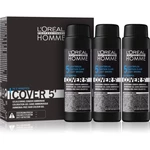 L’Oréal Professionnel Homme Cover 5' tónovací barva na vlasy odstín 5 Light Brown 3x50 ml
