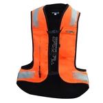 Airbagová vesta Helite Turtle 2 HiVis, mechanická s trhačkou  oranžová  L