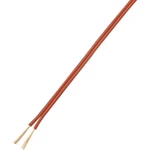 TRU COMPONENTS 1567143 opletenie / lanko LiY-Z 2 x 0.40 mm² červená, čierna 20 m