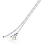 TRU COMPONENTS 1567359 sieťový kábel ethernetový CAT 6 U/UTP 8 x 2 x 0.196 mm² biela 100 m