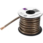 TRU COMPONENTS 1572240 ukostrovací kábel  1 x 6 mm² čierna, priehľadná 5 m