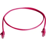 Telegärtner L00000A0291 RJ45 sieťové káble, prepojovacie káble CAT 6 U/UTP 1.00 m červená samozhášavý, bez halogénov 1 k