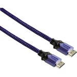 Hama HDMI prepojovací kábel #####HDMI-A Stecker, #####HDMI-A Stecker 2.50 m modrá 54482 audio return channel, pozlátené