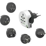 Q2 Power 2.200130 cestovný adaptér  Weltreiseadapter Slide USB