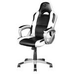 Herná stolička Trust GXT 705W Ryon (23205) čierna/biela herné stoličky • robustný rám • hviezdice s piatimi dvojitými kolieskami • plne otočná konštru