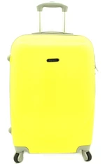 Cestovní  palubní kufr skořepinový na čtyřech kolečkách Agrado (S) 40l - žlutá