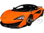 Mclaren 600LT Myan Orange and Carbon 1/18 Model Car by Autoart