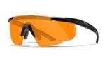 Střelecké brýle Wiley X® Saber Advanced - oranžové (Barva: Černá, Čočky: Oranžové / Light Rust)