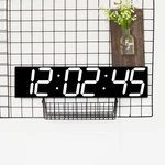 Remote Control Oversize LED Wall Clock 3D Big Screen Digital Timer 6 Digits Stopwatch Countdown Alarm Clock