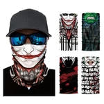 Skull Multifunction Face Scarf Cover Mask,Sun Dust Bandanas,Headscarf UV Protection Neck Gaiter,Sun Protection for Fishi