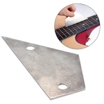 Debbie Folk Bass Leveling Leveling Ruler Stainless Steel Two-hole Triangle Fingerboard Fret Height Uneven Measuring Guit