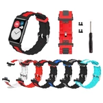 Bakeey Multicolor Comfortable Soft Silicone Watch Band Strap Replacement for Huawei Watch Fit