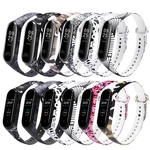 Colorful Pattern Watch Band Watch Strp for Xiaomi Miband 4 Miband 3 Non-original