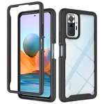 Bakeey for Xiaomi Redmi Note 10 Pro/ Redmi Note 10 Pro Max Case 2-IN-1 Shockproof Anti-Fingerprint Transparent Acrylic T