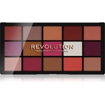 Makeup Revolution Reloaded paletka očných tieňov odtieň Red Alert 15x1,1 g