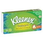 KLEENEX Papírové kapesníky s balzámem 8 x 9 ks